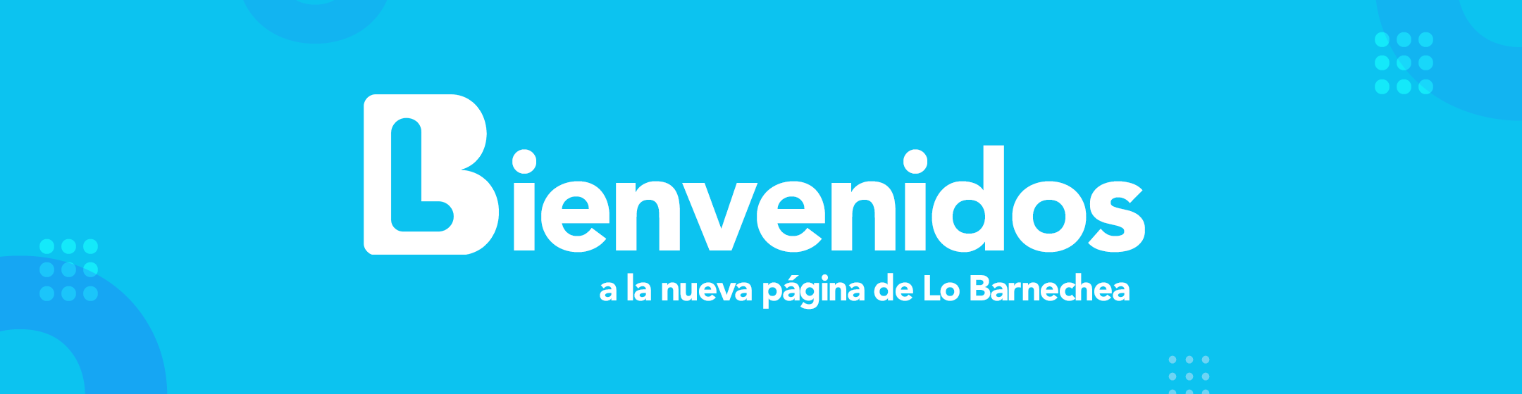 banner principal – Bienvenidos